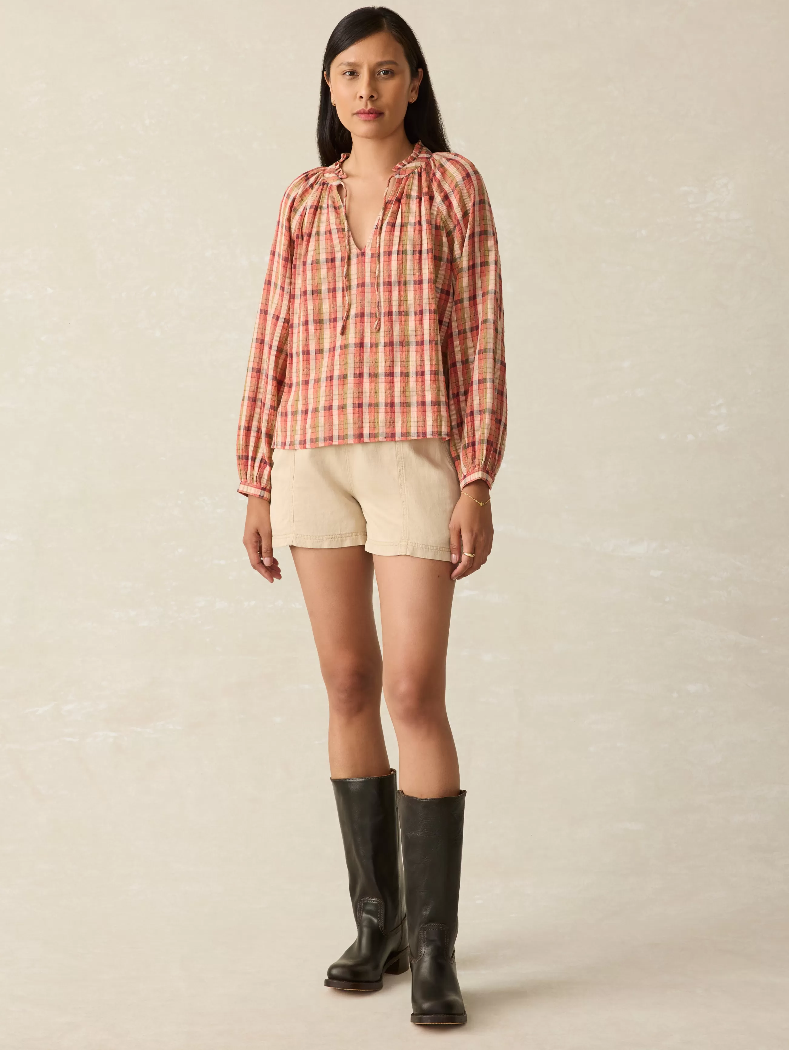 Women Faherty Brand Annalise Top -