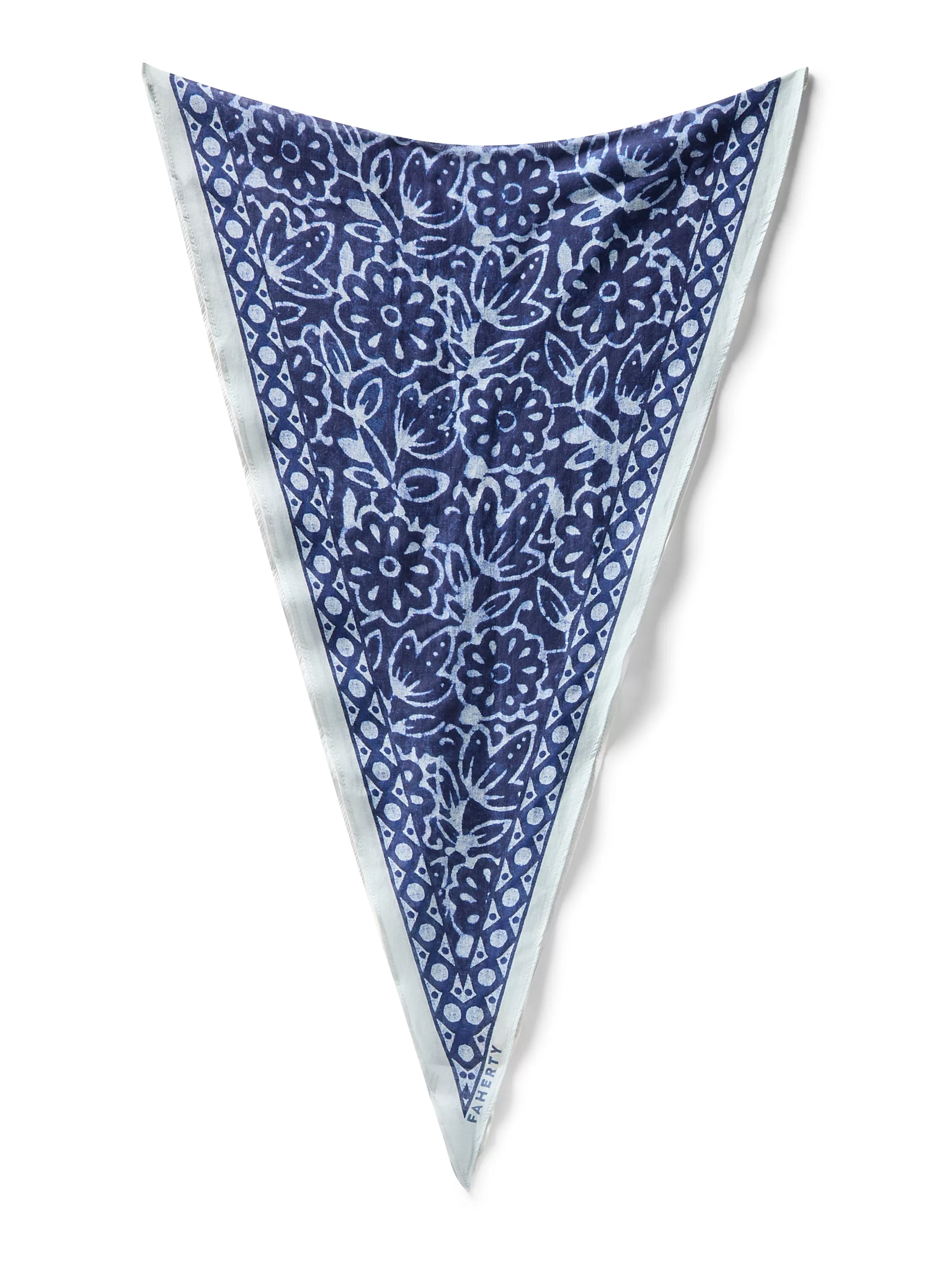 Women Faherty Brand Batik Diamond Bandana -