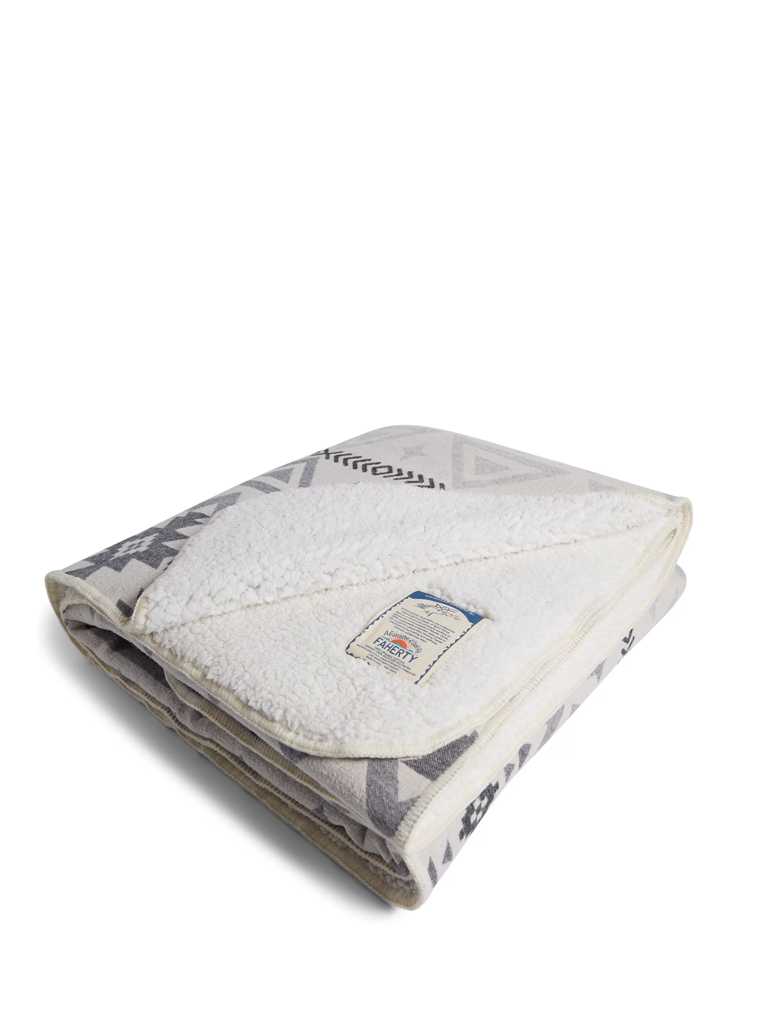 Women Faherty Brand Doug Good Feather Recycled High Pile Fleece Blanket -