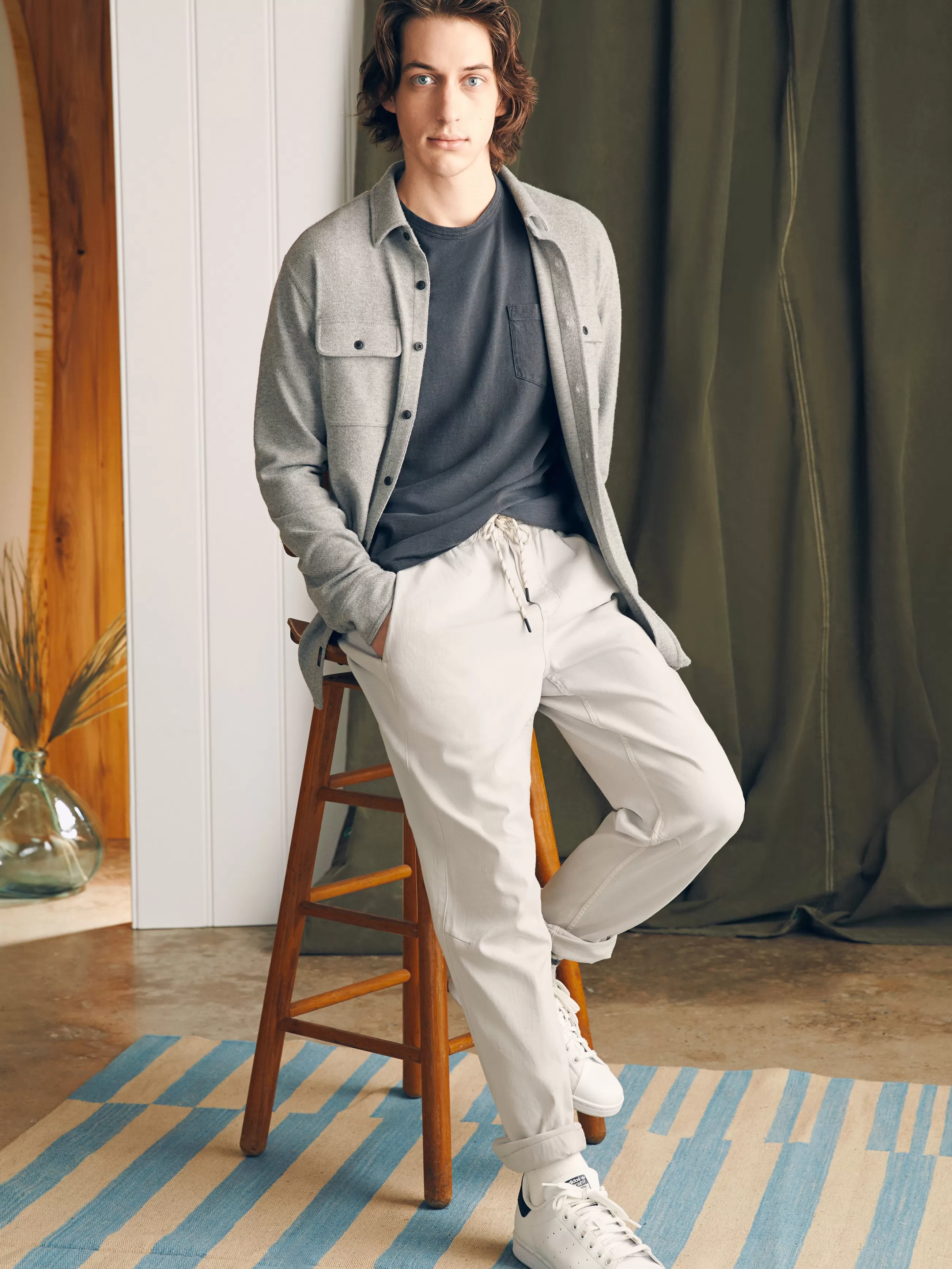 Faherty Brand Essential Drawstring Pant -
