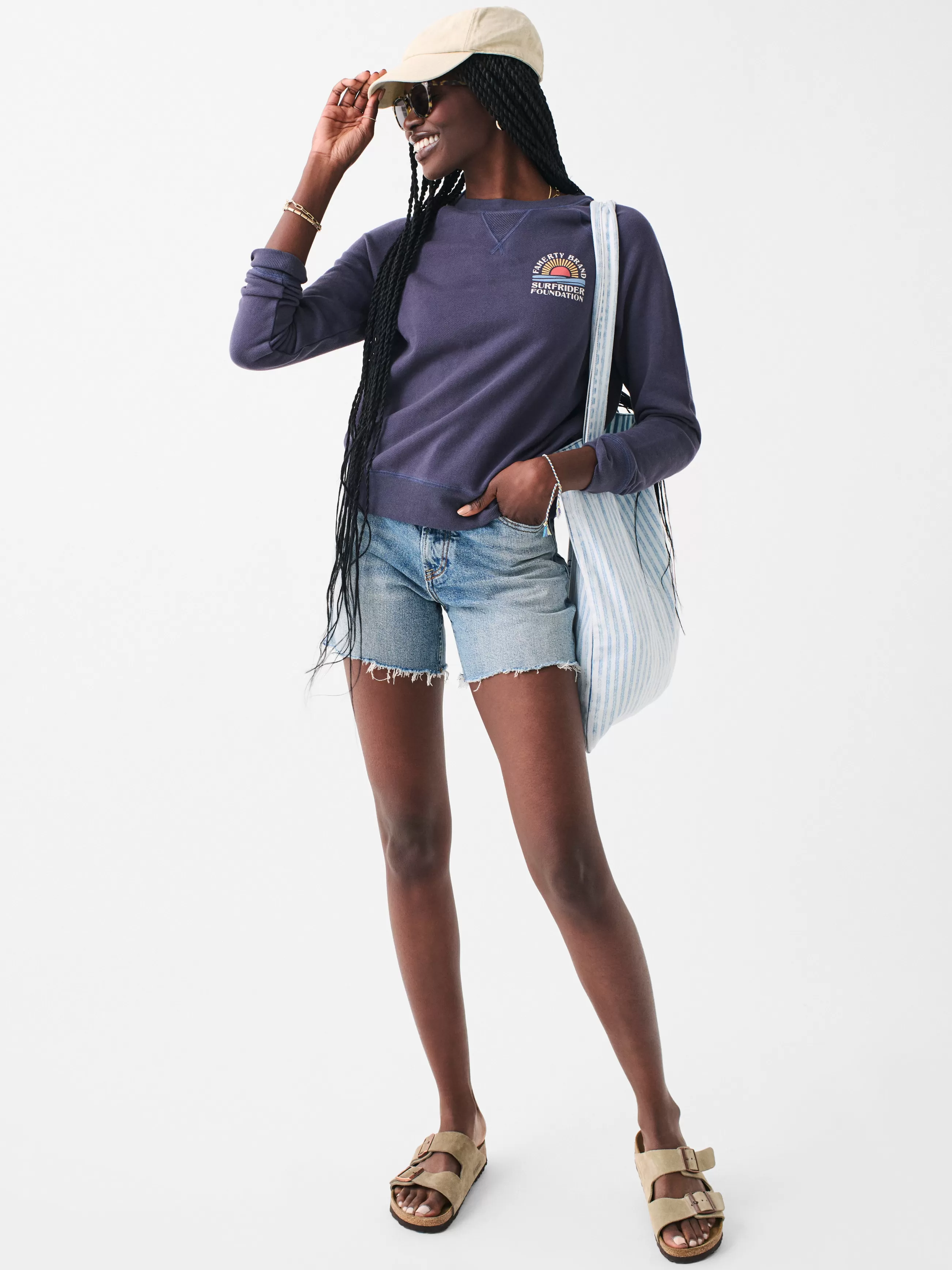 Women Faherty Brand Faherty X Surfrider Sweatshirt -