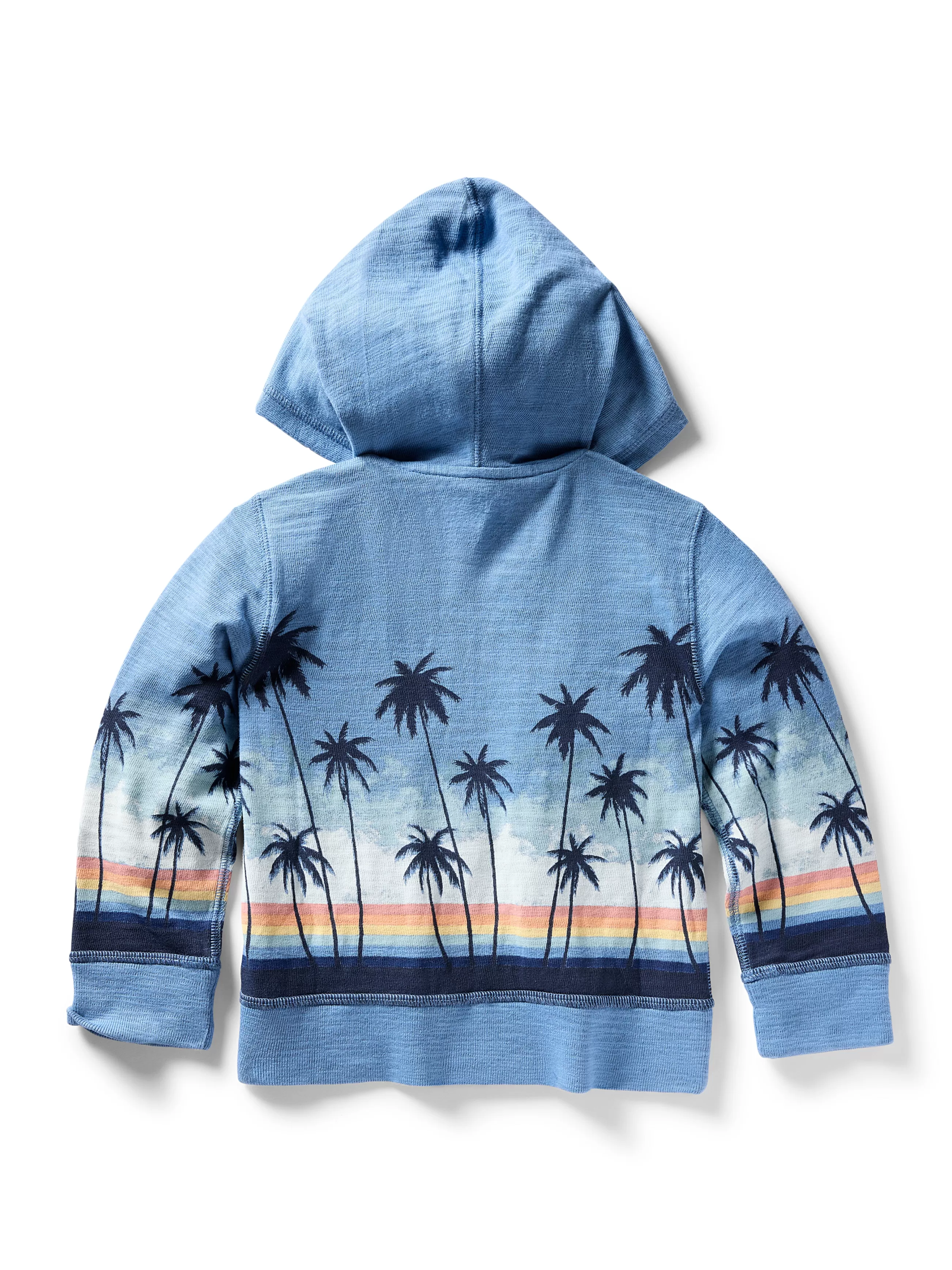 Kids Faherty Brand Kids Palm Rainbow Zip Hoodie -