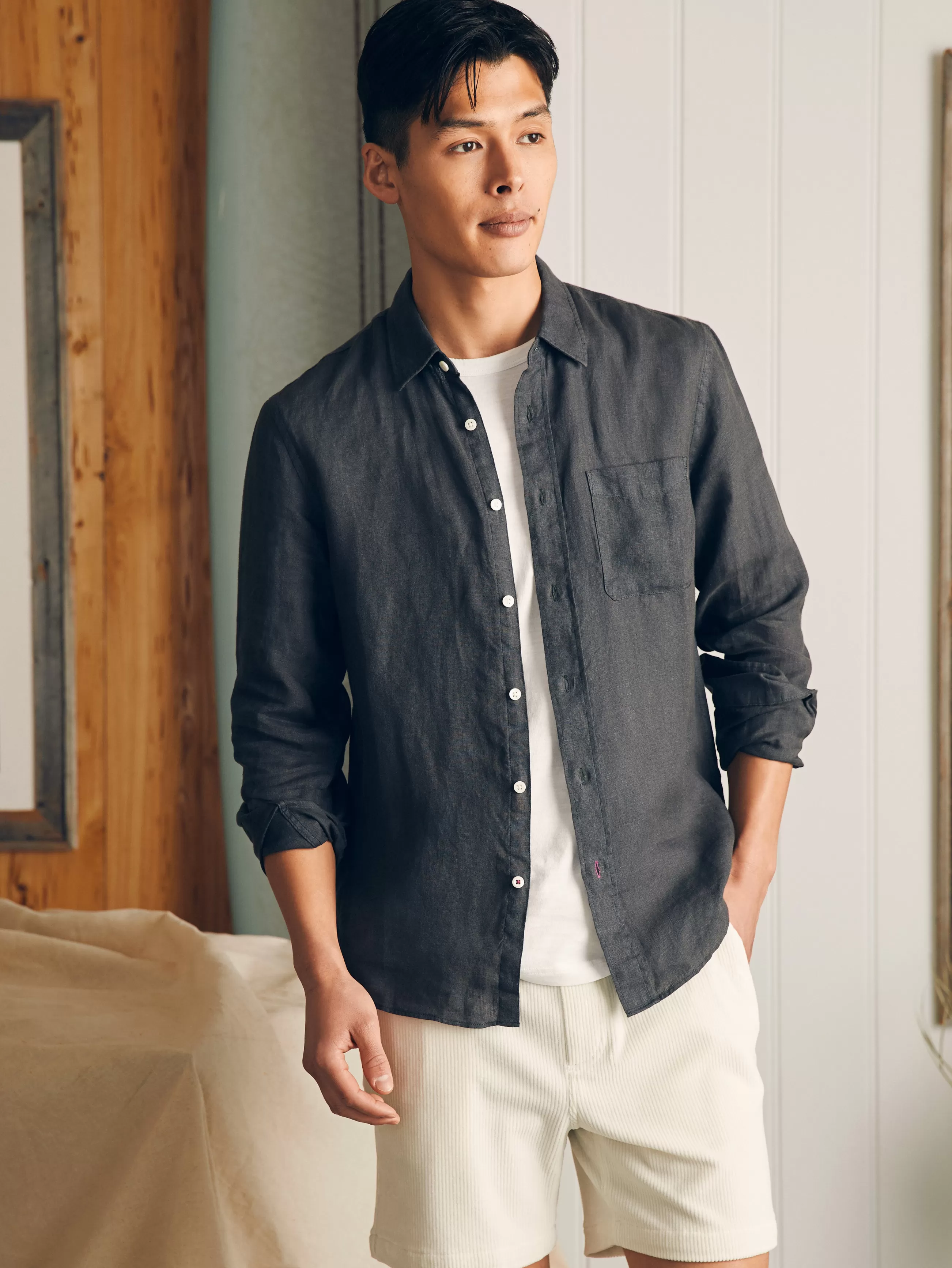 Faherty Brand Laguna Linen Shirt -