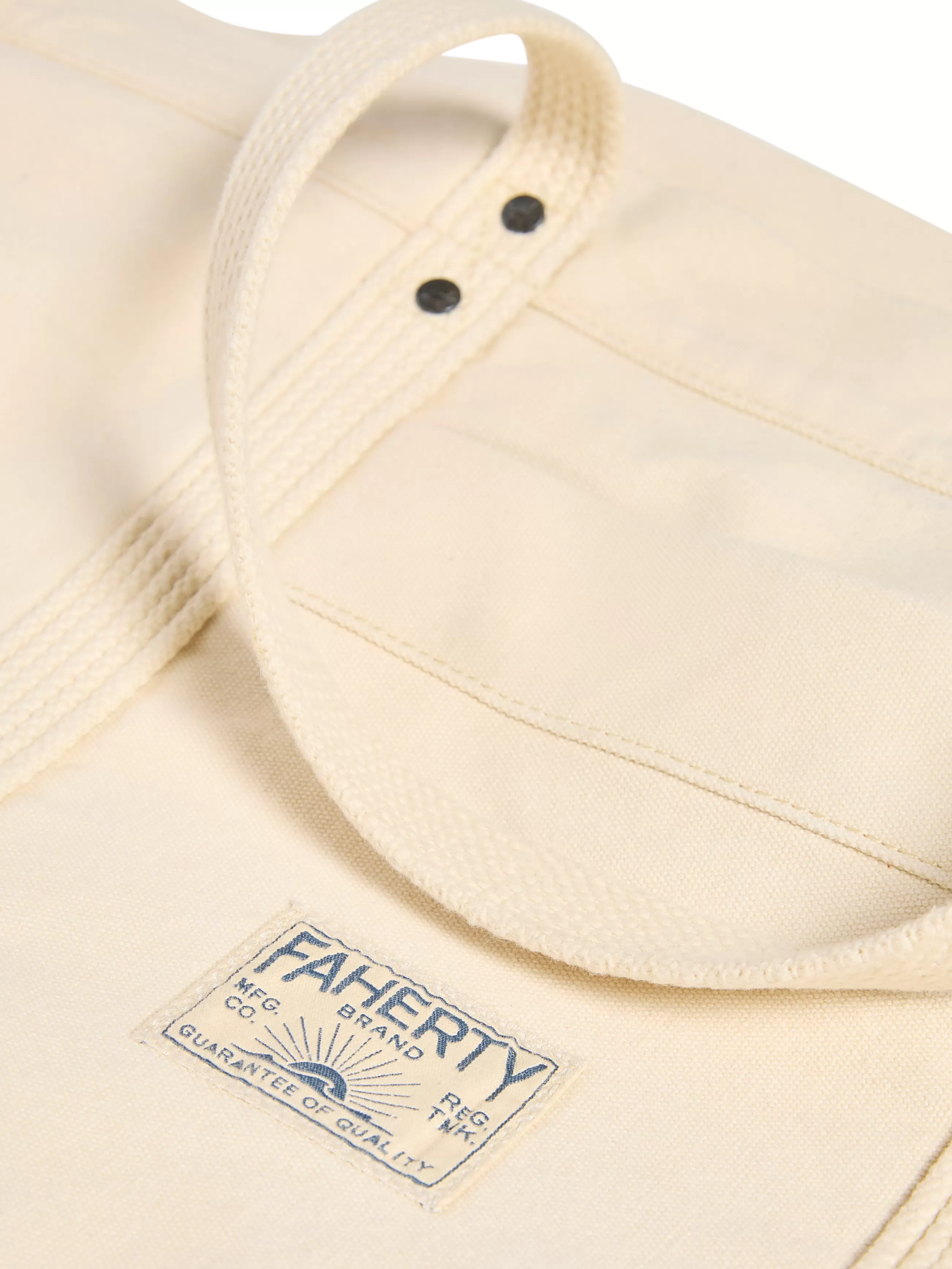 Women Faherty Brand Large Sunwashed Canvas Tote -