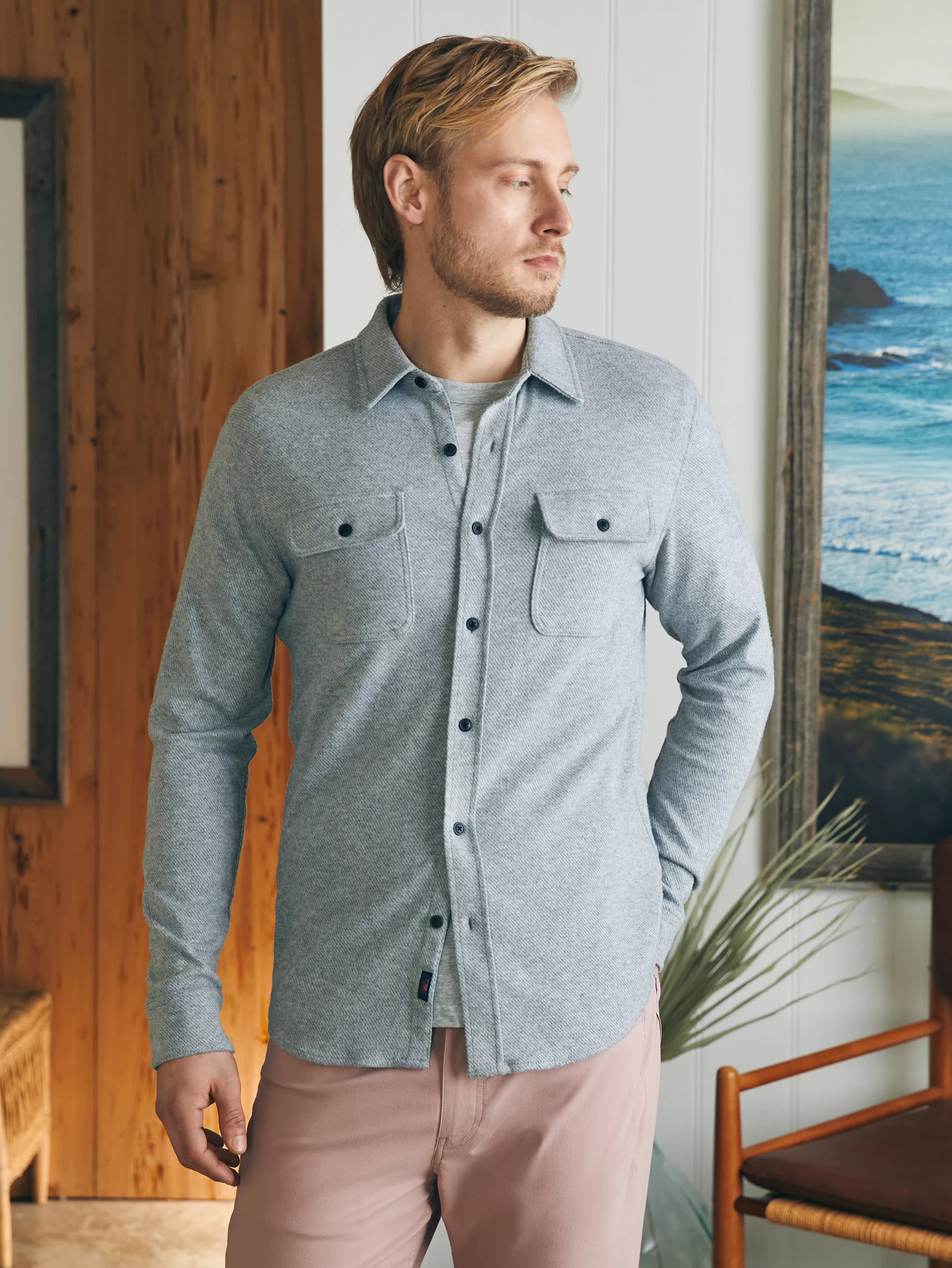 Faherty Brand Legend™ Sweater Shirt (Tall) -