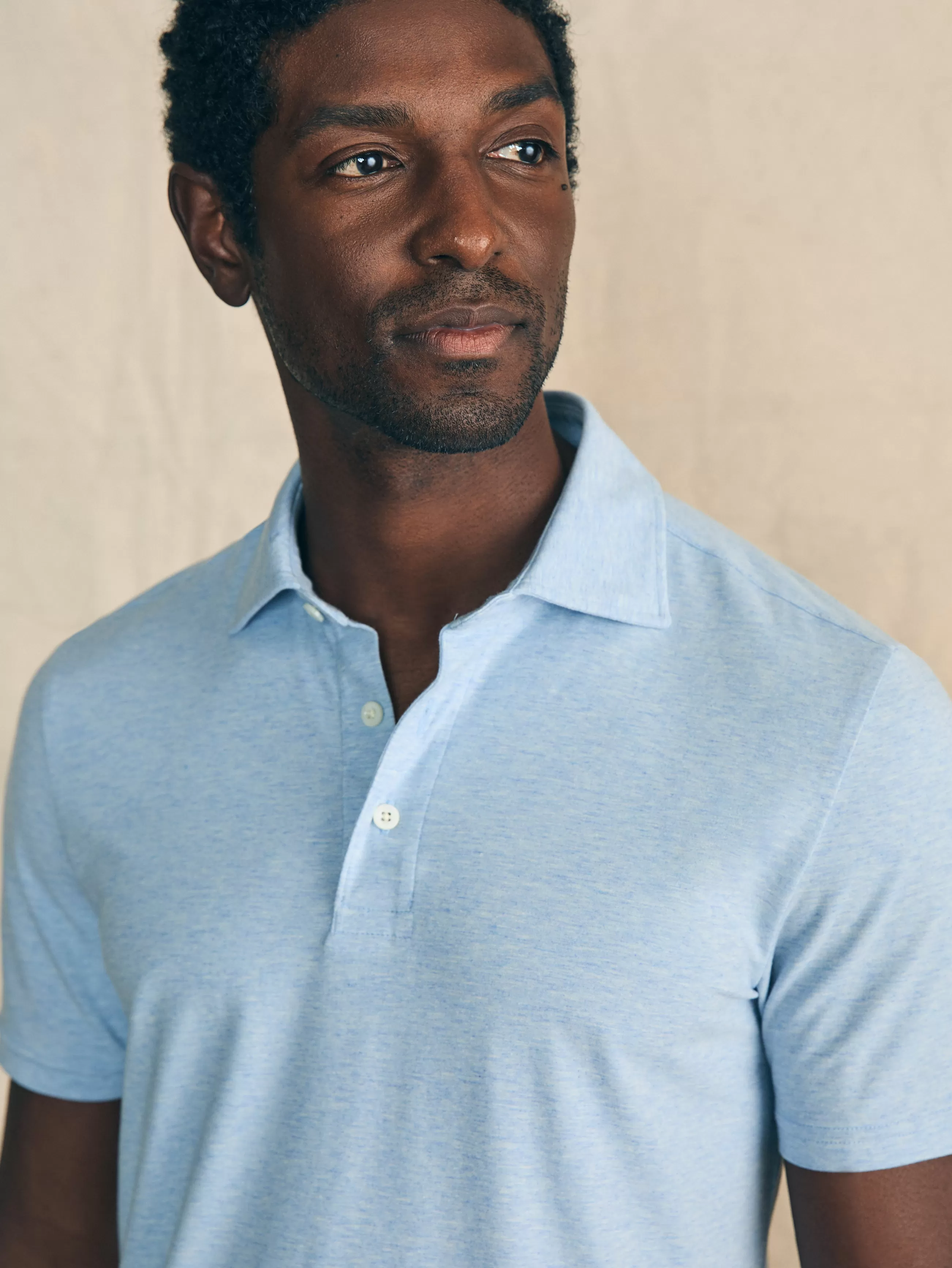Faherty Brand Movement™ Short-Sleeve Polo Shirt (Tall) -