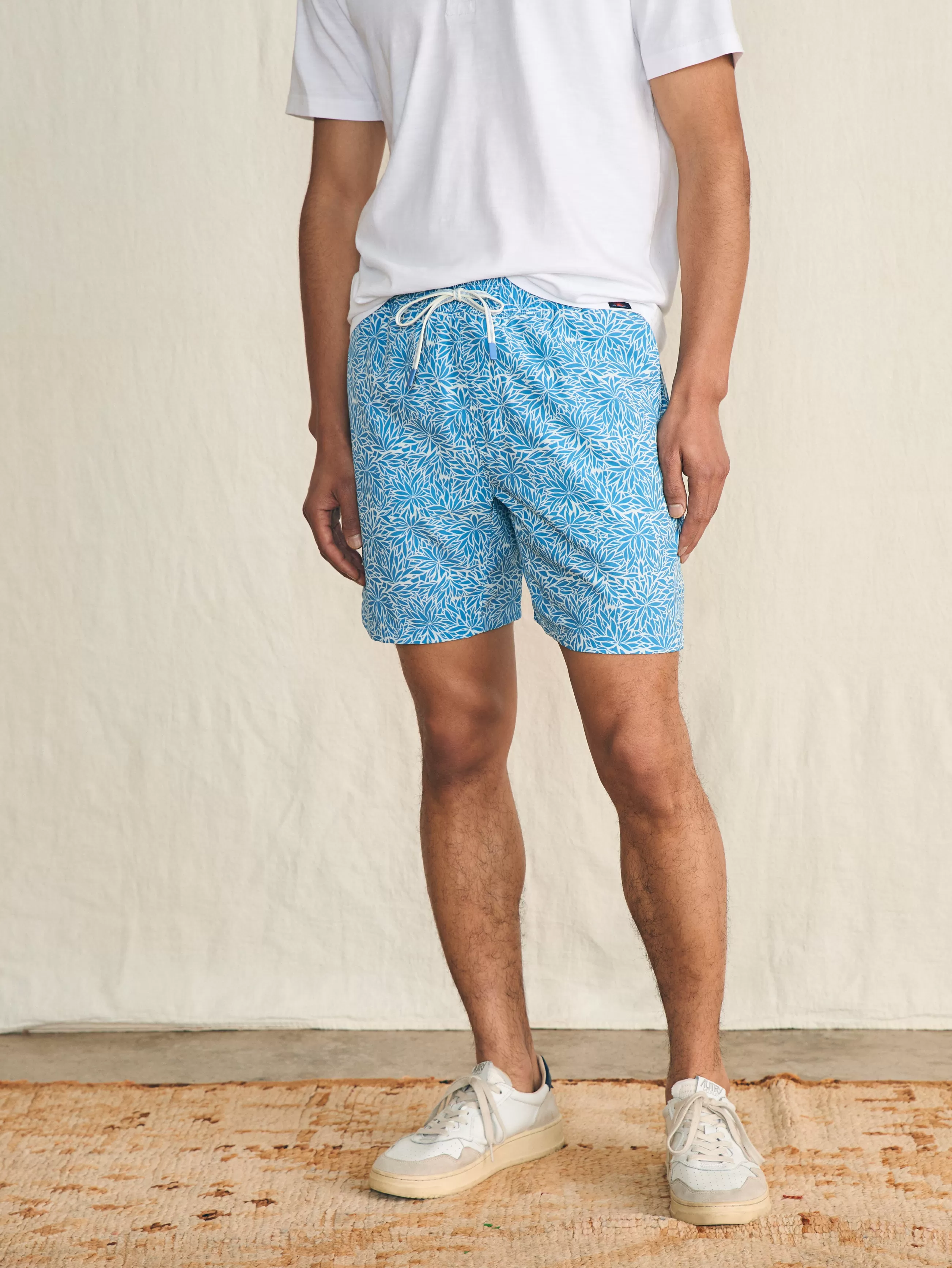 Faherty Brand Shorelite Active Swim Short (7" Inseam) -