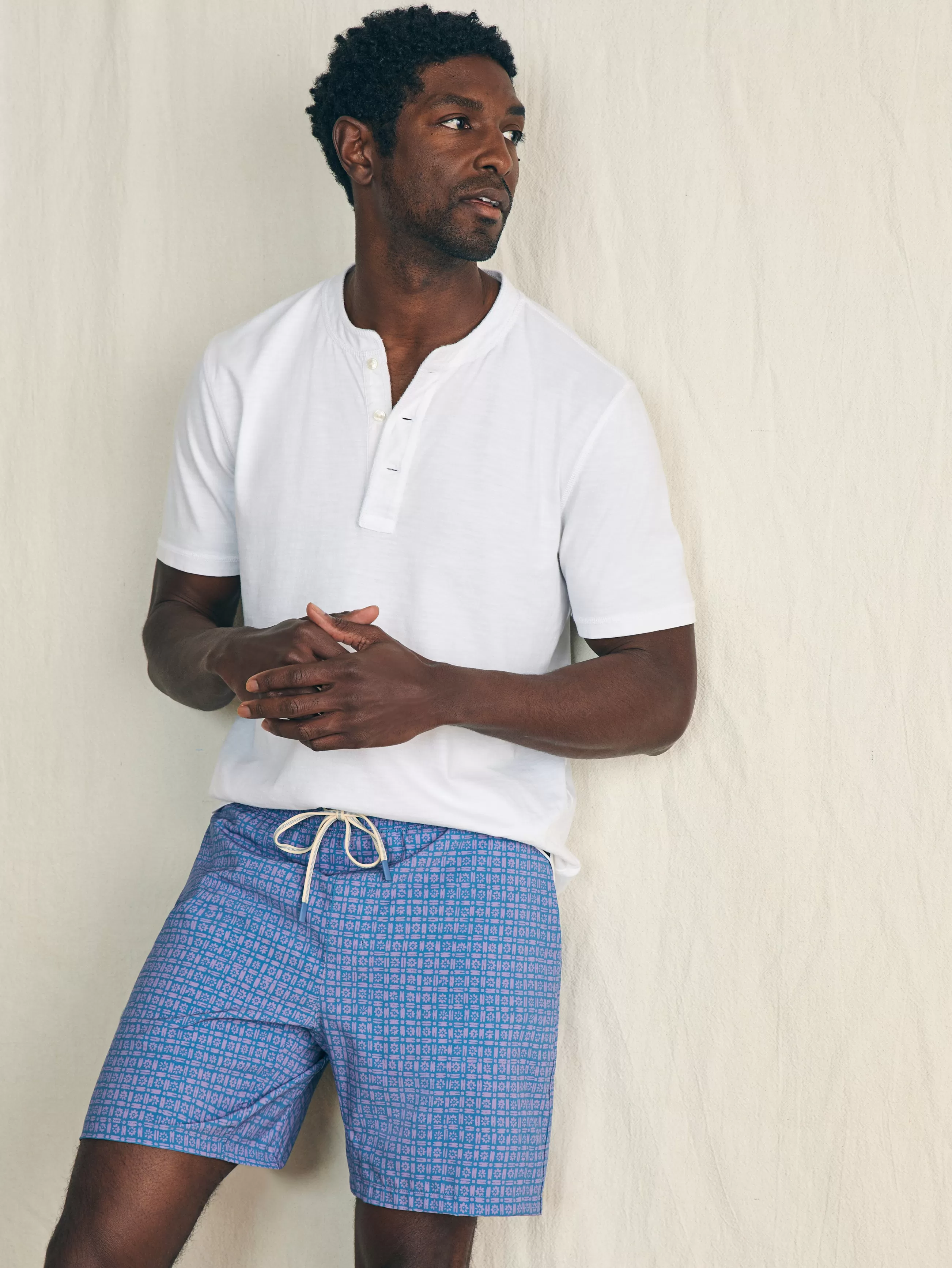 Faherty Brand Shorelite Active Swim Short (7" Inseam) -