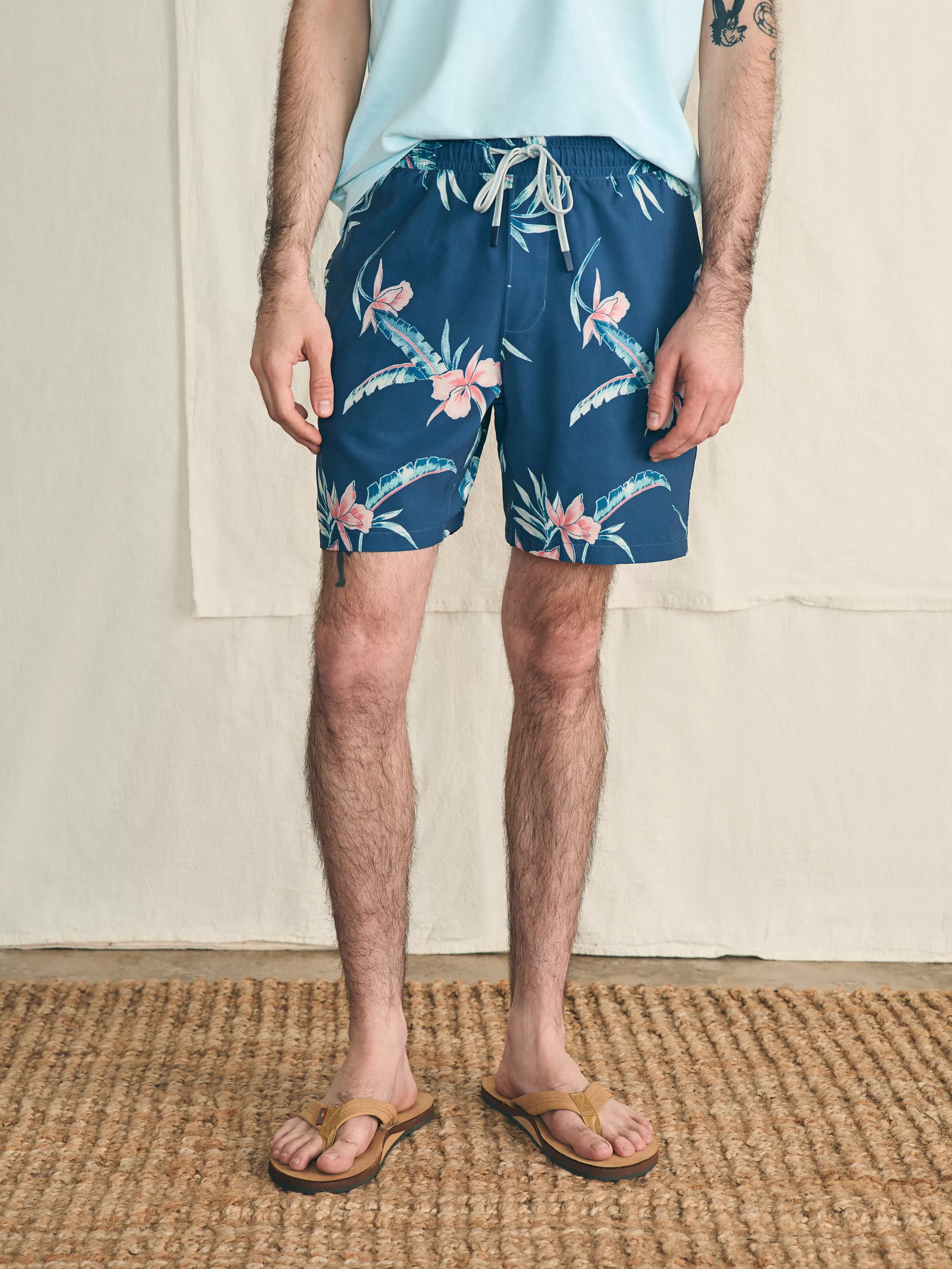 Faherty Brand Shorelite Active Swim Short (7" Inseam) -