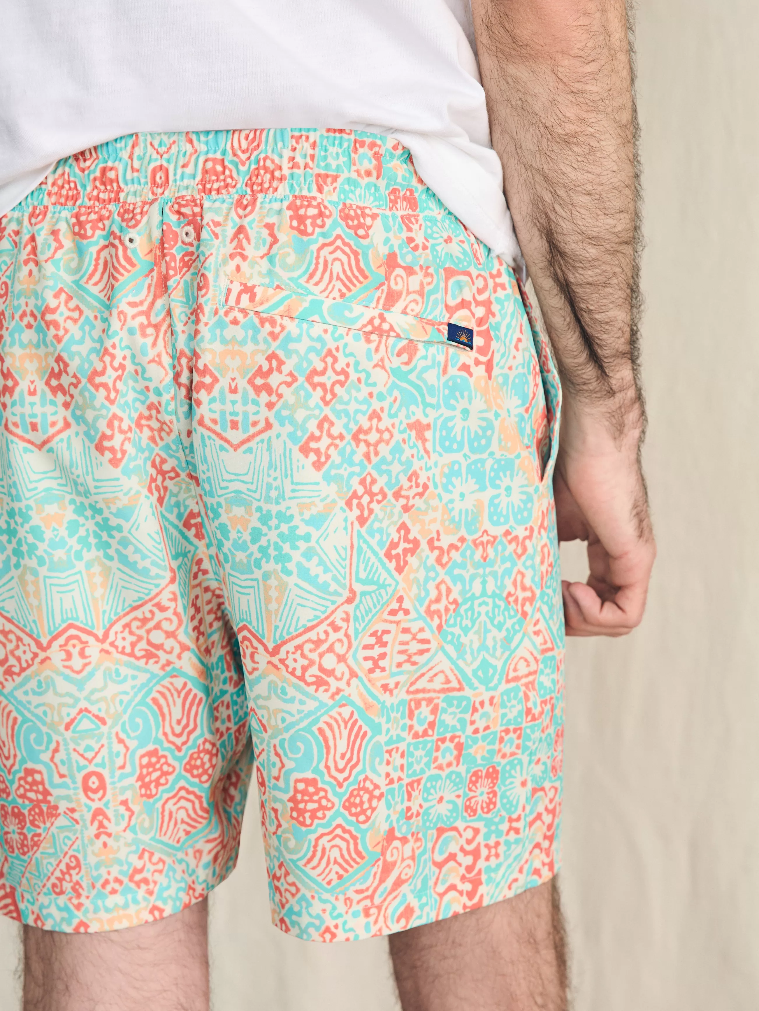 Faherty Brand Shorelite Active Swim Short (7" Inseam) -