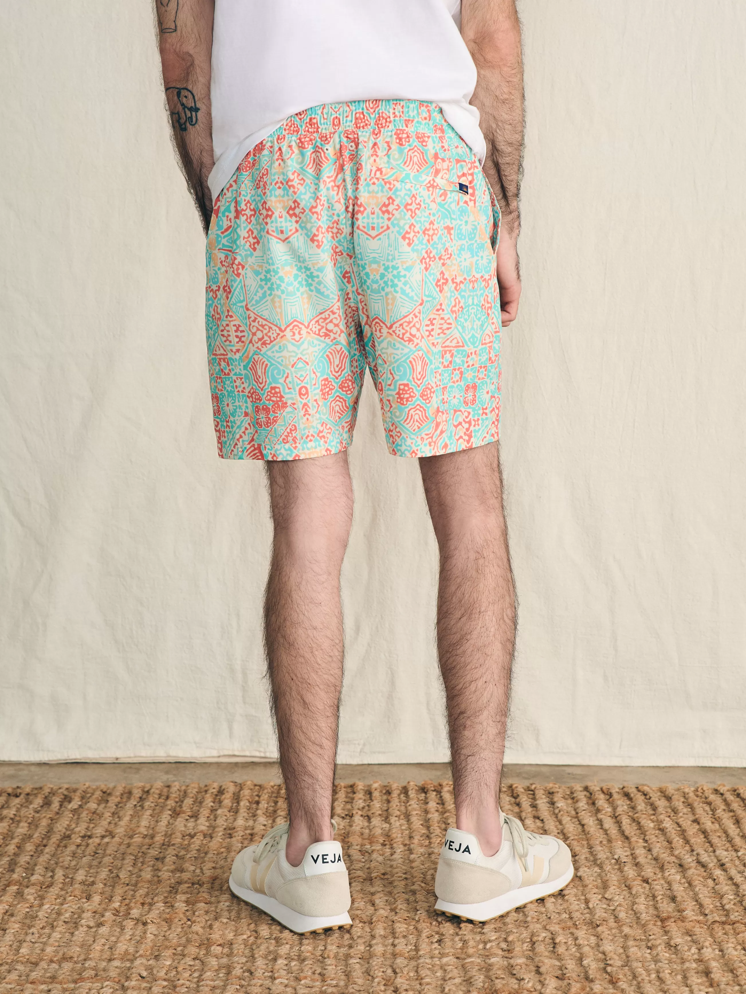 Faherty Brand Shorelite Active Swim Short (7" Inseam) -