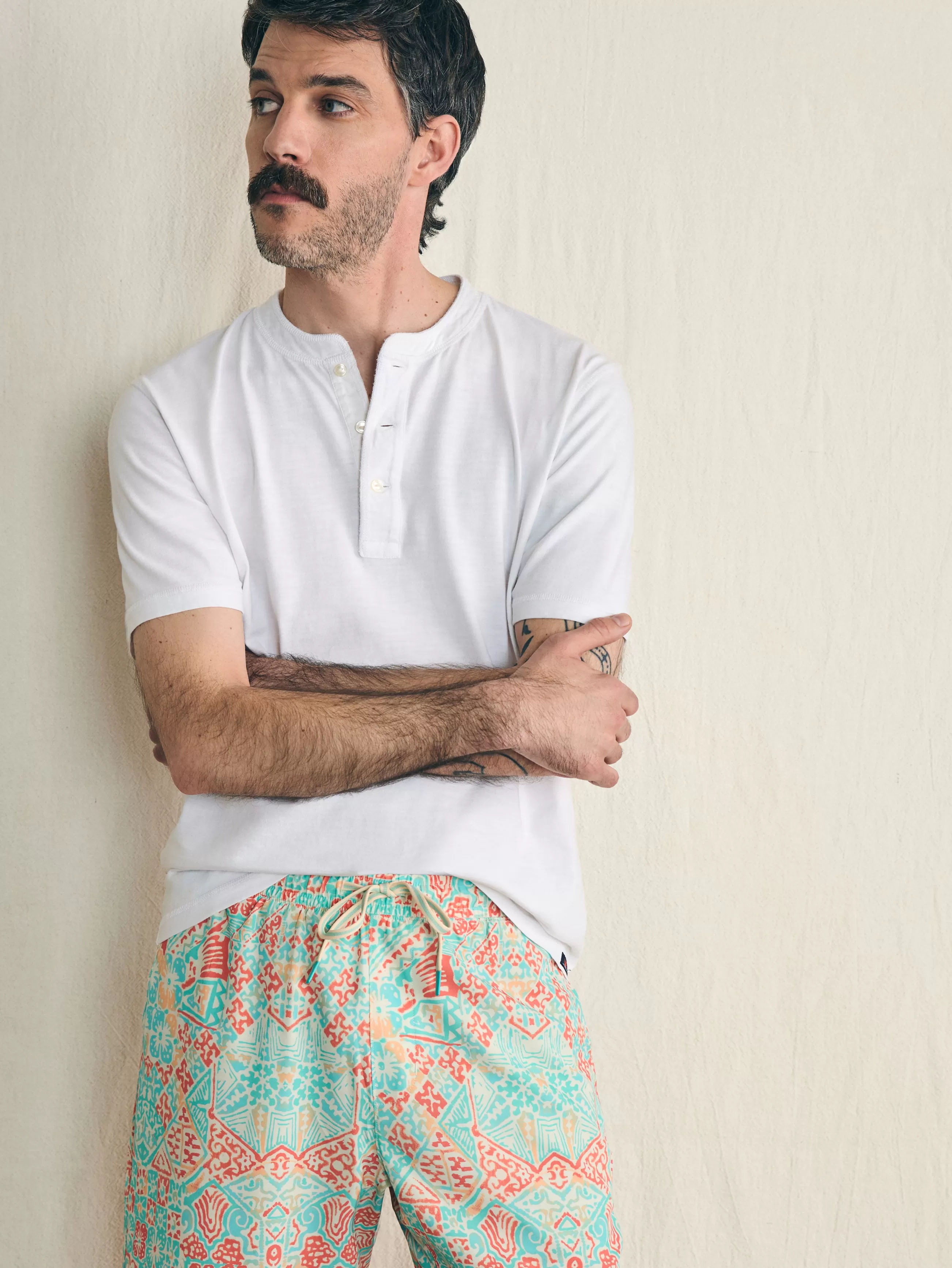 Faherty Brand Shorelite Active Swim Short (7" Inseam) -