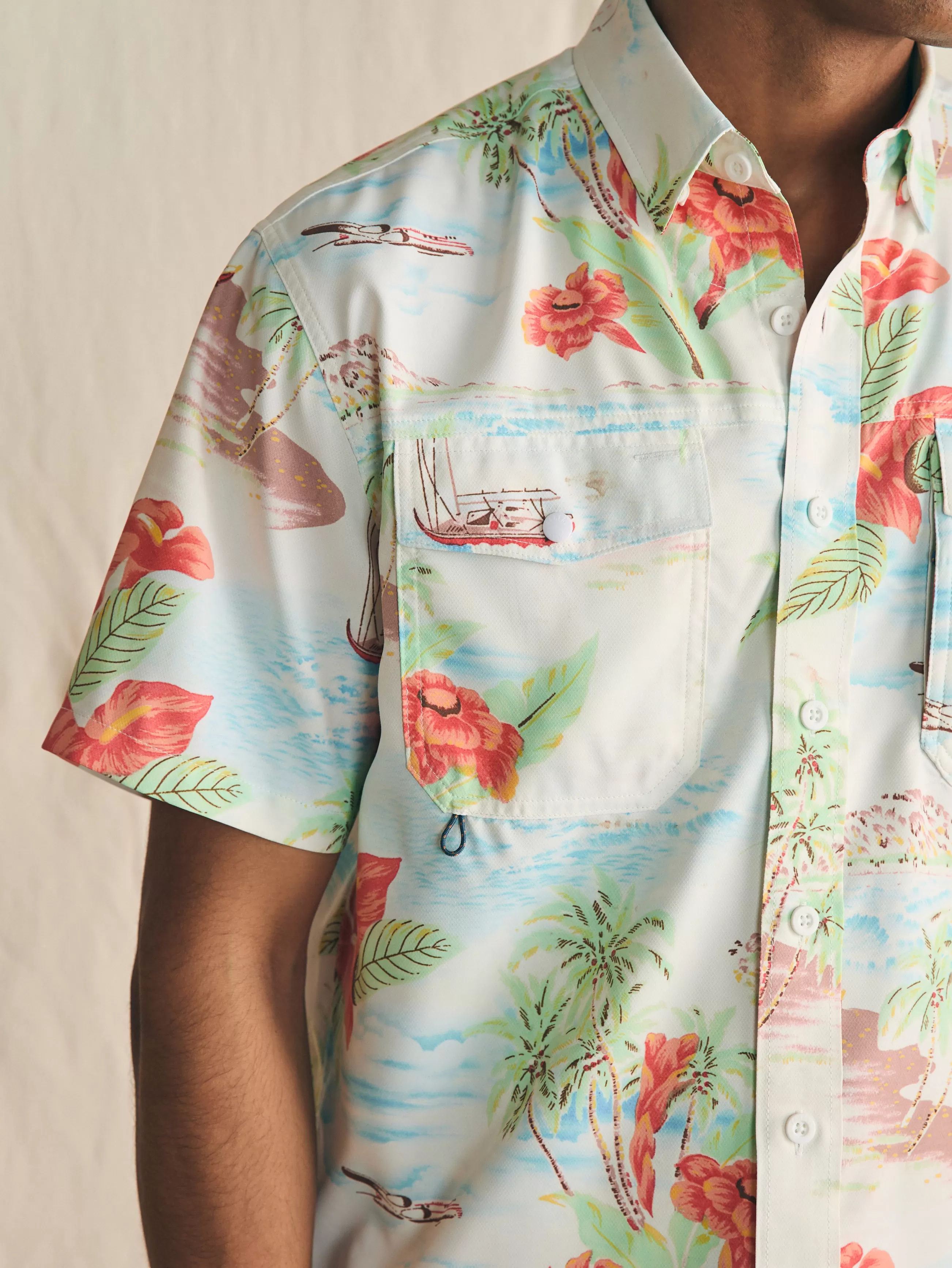 Faherty Brand Shorelite Short-Sleeve Tech Shirt -