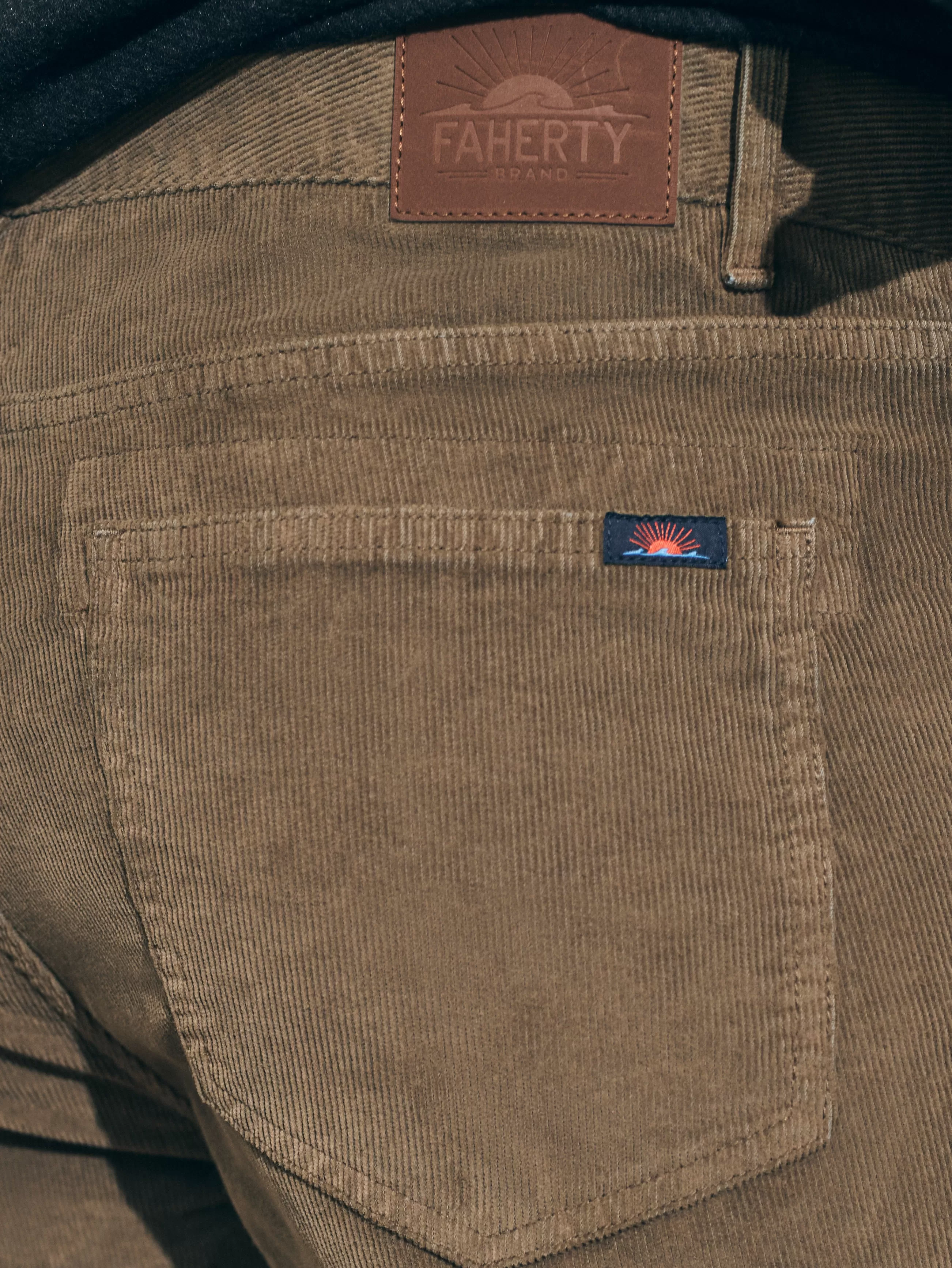 Faherty Brand Stretch Corduroy 5-Pocket Pant (32" Inseam) -