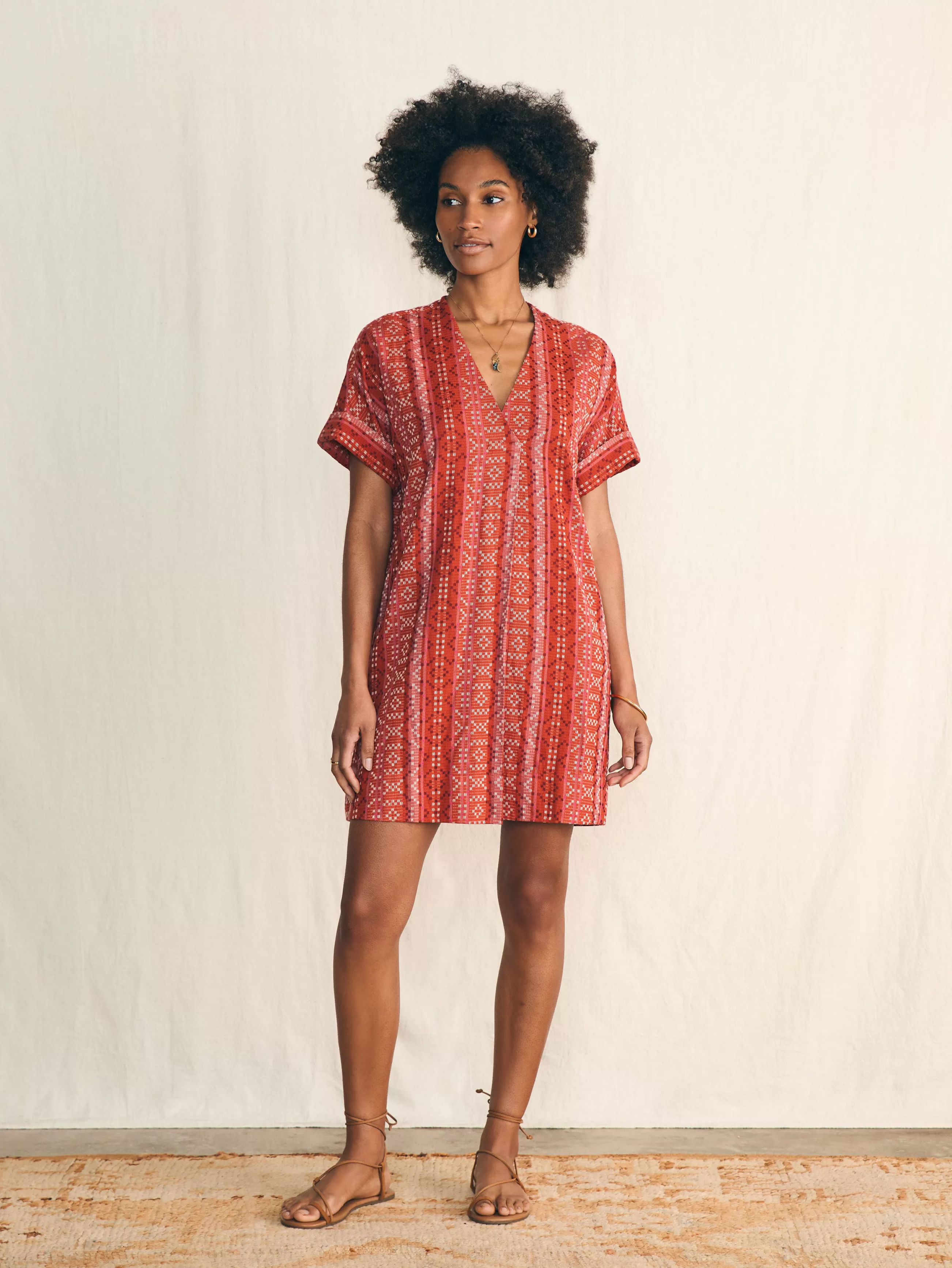 Women Faherty Brand Sunset Land Sanibel Dress -