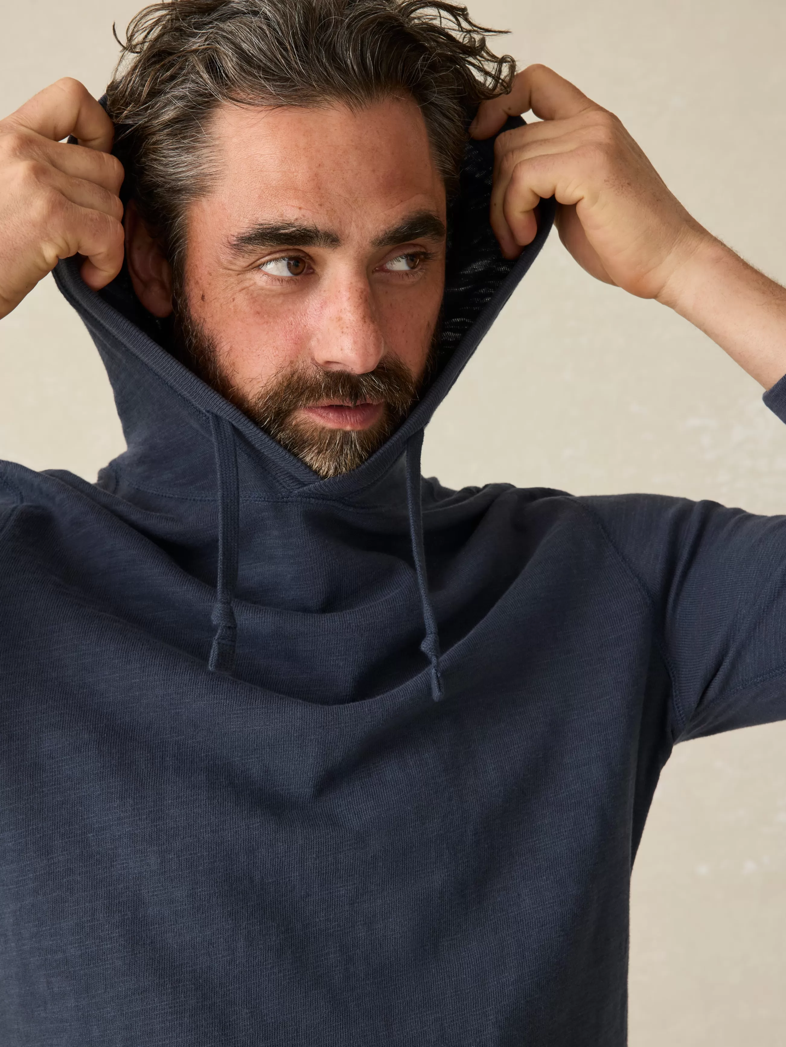 Faherty Brand Sunwashed Slub Hoodie (Tall) -