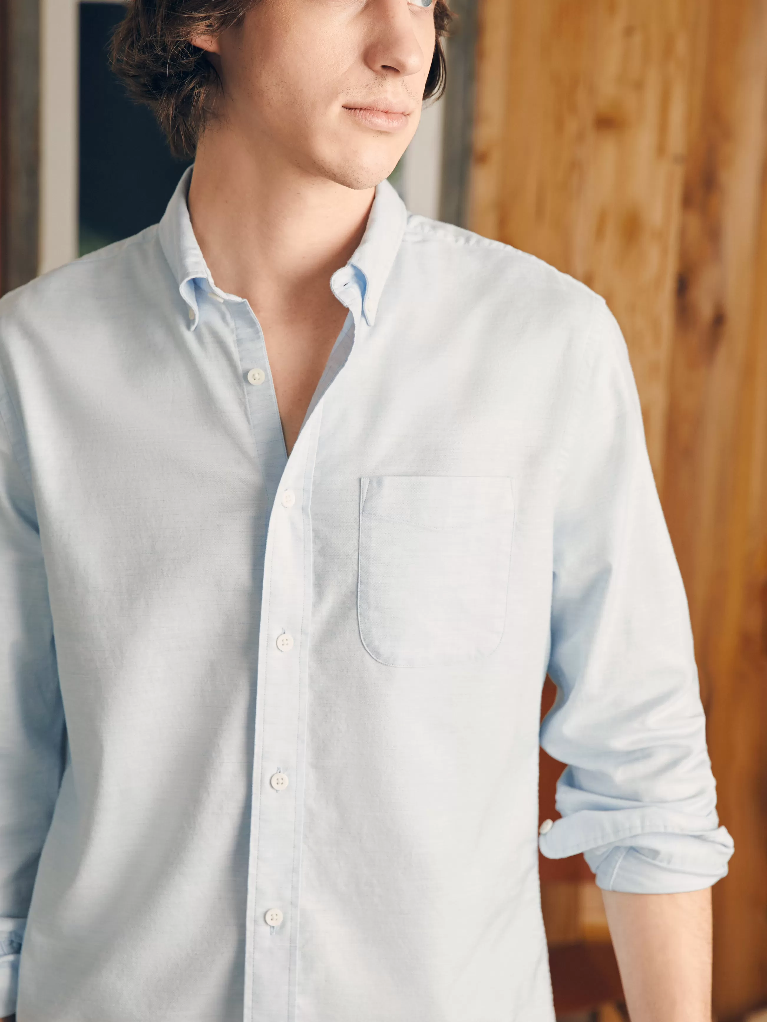 Faherty Brand Supima Oxford Shirt -